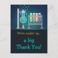 Tarjeta de agradecimiento al Laboratorio de Cienci