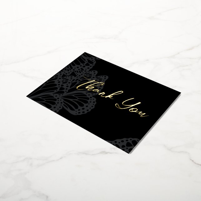 Tarjeta de agradecimiento al monarca gótico Reliev (girado)