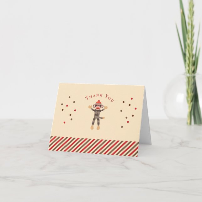 Tarjeta de agradecimiento al mono de la carga (Anverso)