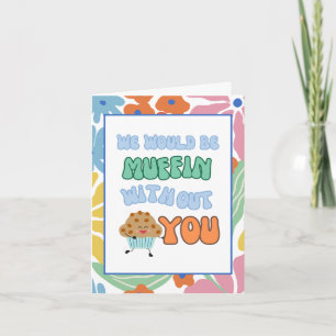 Tarjeta de agradecimiento al personal del equipo d