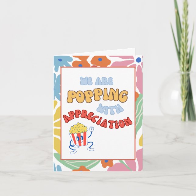 Tarjeta de agradecimiento al personal del equipo d (Anverso)