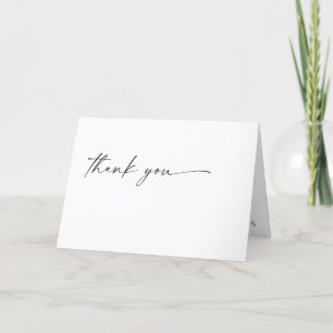 Tarjeta de agradecimiento al personalizado