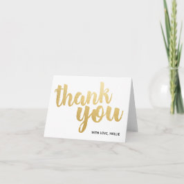 Tarjeta de agradecimiento al Personalizado de guio