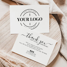 Tarjeta de agradecimiento al Personalizado de la c