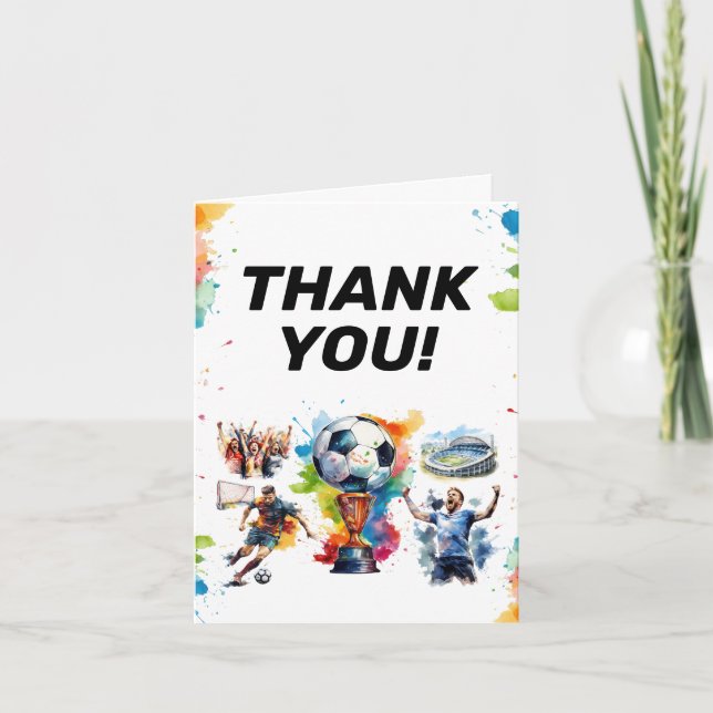 Tarjeta de agradecimiento al Personalizado de la f (Anverso)