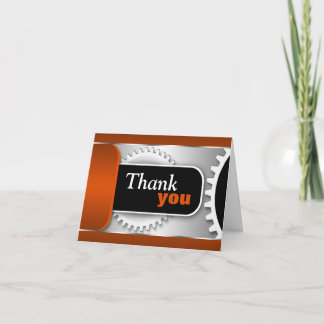 Tarjeta de agradecimiento al personalizado de los