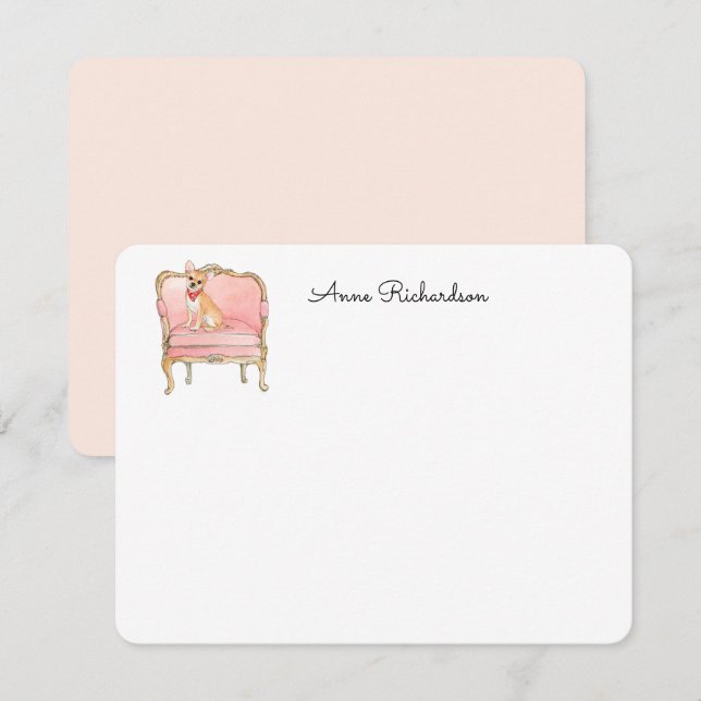 Tarjeta de agradecimiento al personalizado del ilu (Anverso / Reverso)