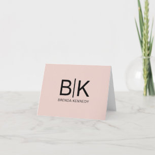 Tarjeta de agradecimiento al Personalizado Minimal