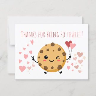 Tarjeta de agradecimiento al profesor de cookie so
