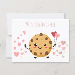 Tarjeta de agradecimiento al profesor de cookie so