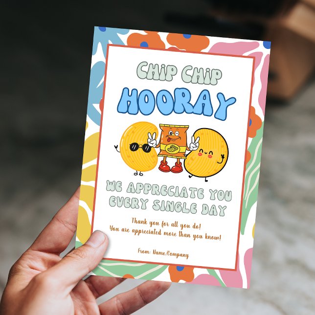 Tarjeta de agradecimiento al profesor de divertida (Fun Teacher Volunteer Colleague Thank You Card)