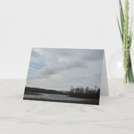 Tarjeta de agradecimiento al río Serpiente