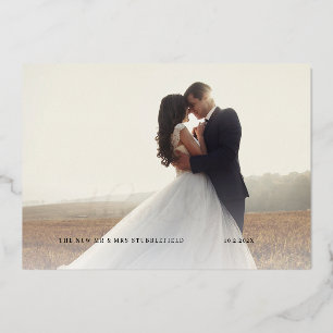 Tarjeta de agradecimiento al Rosa de fotos boda Sc