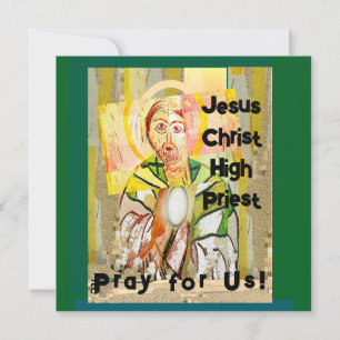 Tarjeta de agradecimiento al santo sacerdote de Je