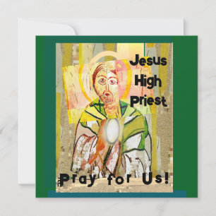 Tarjeta de agradecimiento al santo sacerdote de Je