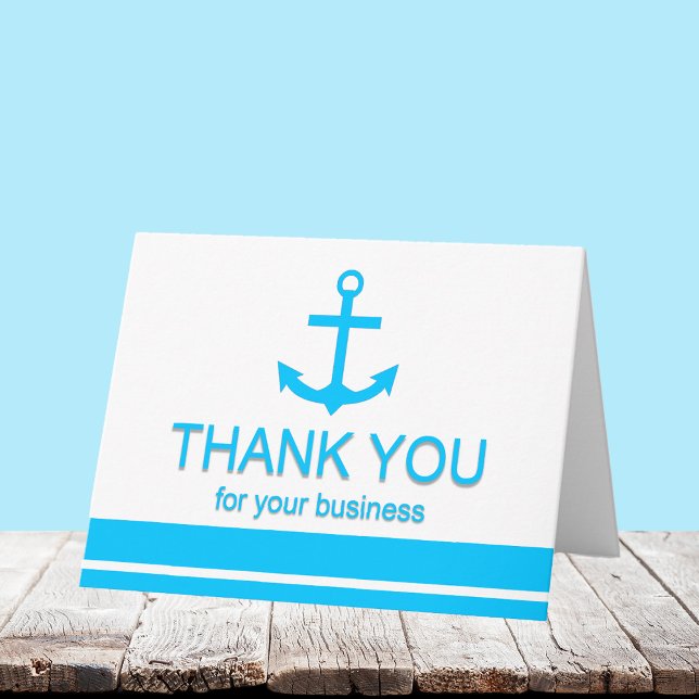 Tarjeta de agradecimiento al vendedor de barcos (Subido por el creador)