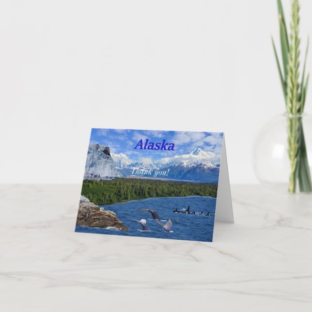Tarjeta De Agradecimiento Alaska (Anverso)