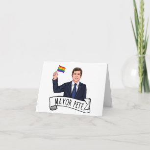 Tarjeta De Agradecimiento Alcalde Pete Orgullo
