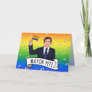 Tarjeta De Agradecimiento Alcalde Pete Orgullo
