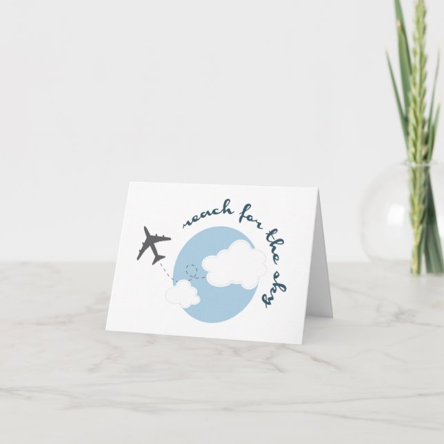 Tarjeta De Agradecimiento Alcanzar El Cielo (Anverso)