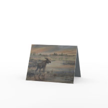 Alce majestuoso 4" x 5.6" 