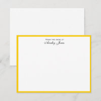 Alegre plano personalizado amarillo y blanco