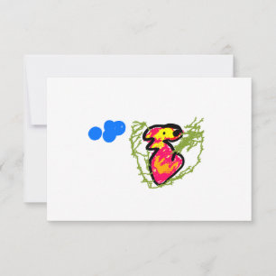 Tarjeta De Agradecimiento Alegría del arte de caballito de mar 