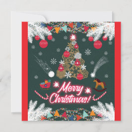 Tarjeta De Agradecimiento Alegría eterna de los Navidades