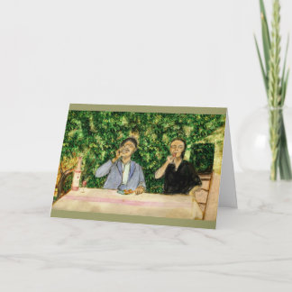 Tarjeta De Agradecimiento Alegrías (en 10 otros idiomas)