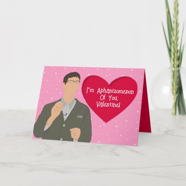 Tarjeta De Agradecimiento Algae Valentines (Anverso)
