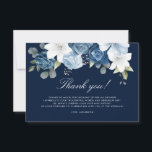 Tarjeta De Agradecimiento Algo Azul antes de hacer ducha de novia<br><div class="desc">Dusty Blue Floral Eucalyptus Ducha nupcial Botánica de novia Gracias Tarjeta que puedes editar fácilmente pulsando el botón "Personalizar". Añadir el mensaje personalizado borrar el texto del marcador de posición y añadir un mensaje escrito a mano en cada tarjeta</div>