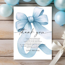 Tarjeta De Agradecimiento Algo Azul Antes de Mi Boda Arco Azul Despedida de 