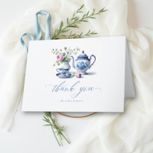 Algo Azul Chinoiserie Flora Té Nupcial Shower