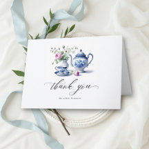 Algo Azul Toile Marco Chic Té Nupcial Duchas