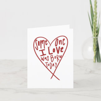 Tarjeta De Agradecimiento Alguien Que Amo Nació Hoy