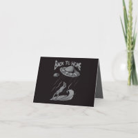alienígena ufo navegando en ilustracion con vuelta