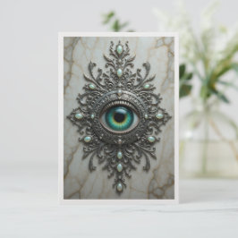Tarjeta De Agradecimiento All Seeing Eye Brooch Card