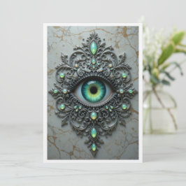 Tarjeta De Agradecimiento All Seeing Eye Brooch Card