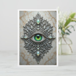 Tarjeta De Agradecimiento All Seeing Eye Brooch Card