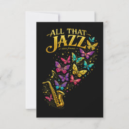 Tarjeta De Agradecimiento All That Jazz