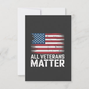 Tarjeta De Agradecimiento All Veteran Matter American 4 De Julio Patriótico