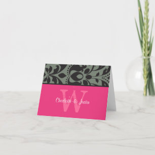 Tarjeta De Agradecimiento almidontología rosa