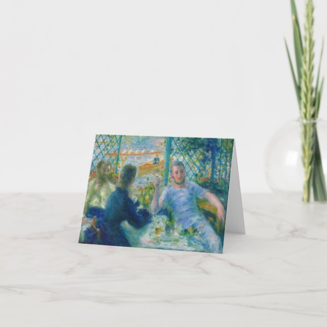 Tarjeta De Agradecimiento Almuerzo en el restaurante Fournaise by Renoir (Anverso)