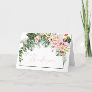 Tarjeta De Agradecimiento Aloha Baby Shower