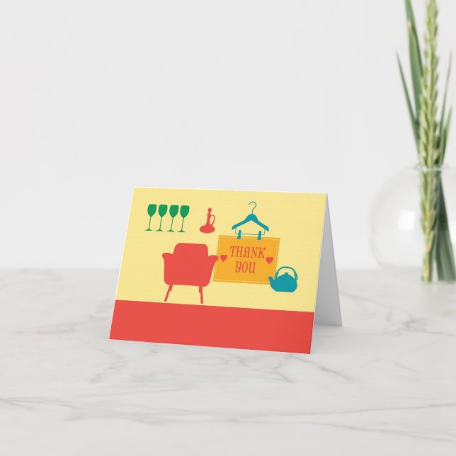 Tarjeta de agradecimiento alrededor de la Casa (Anverso)