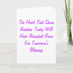 Tarjeta De Agradecimiento Amabilidad