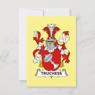 Tarjeta De Agradecimiento Amante del ajedrez  Escudo de armas de la Truquesa