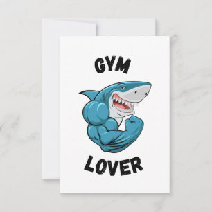 Tarjeta De Agradecimiento Amante del gimnasio 