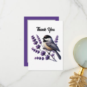 Tarjeta De Agradecimiento Amantes de las aves lindas gracias