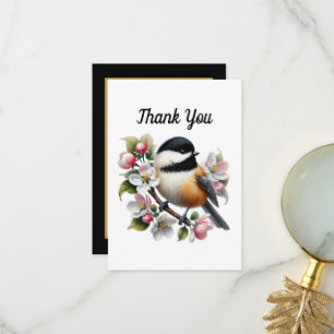 Tarjeta De Agradecimiento Amantes de las aves lindas gracias
